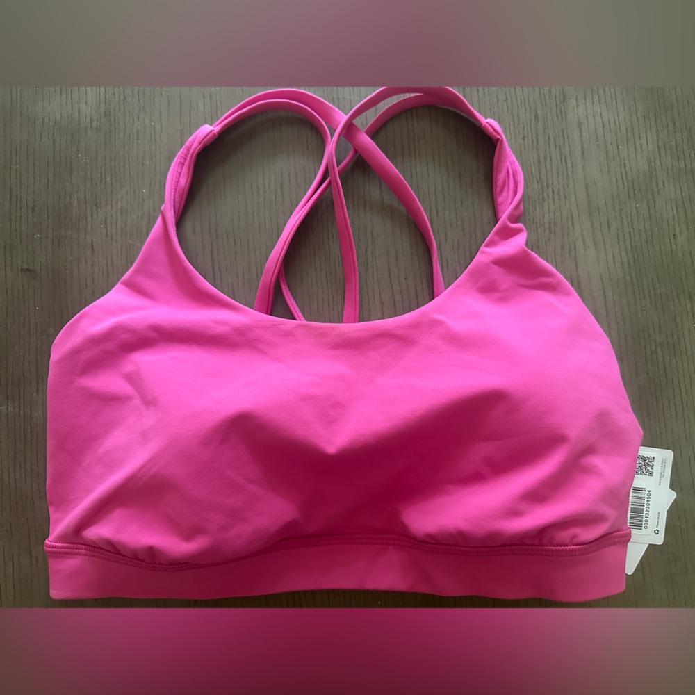 Lululemon NWT Pink Sports Bra sz 12